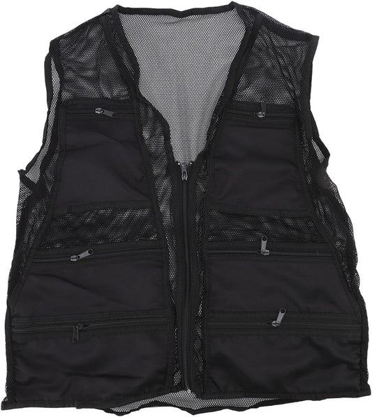 Angelweste, schnell trocknend, atmungsaktiv, leicht, Outdoor-Arbeitsweste mit Mehreren Taschen, Fliegenfischerweste, Angelgerät für Männer und Frauen